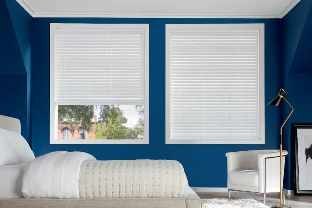 Hunter Douglas blinds installed in the bedroom Blind Guy of Tri-Cities