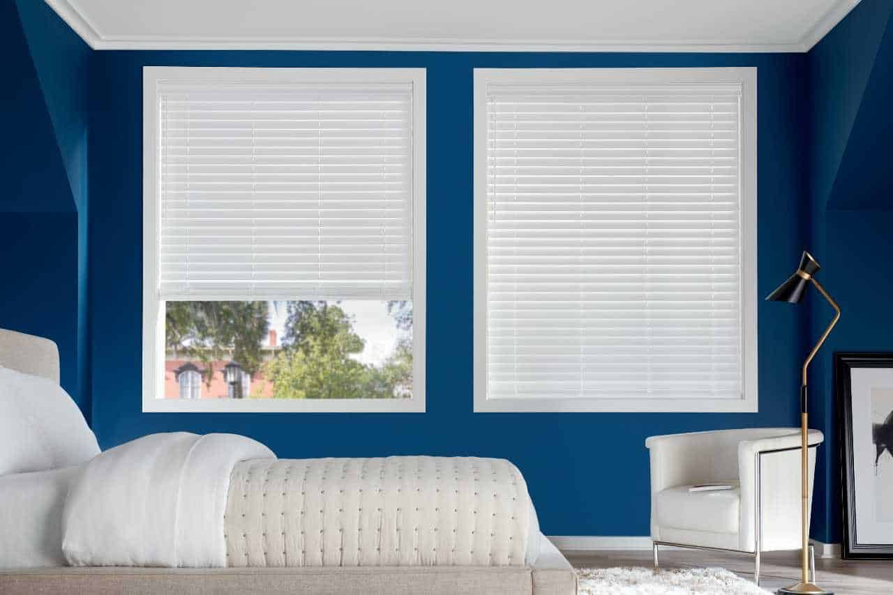 blinds installed in the bedroom by Blind Guy of Tri-Cities