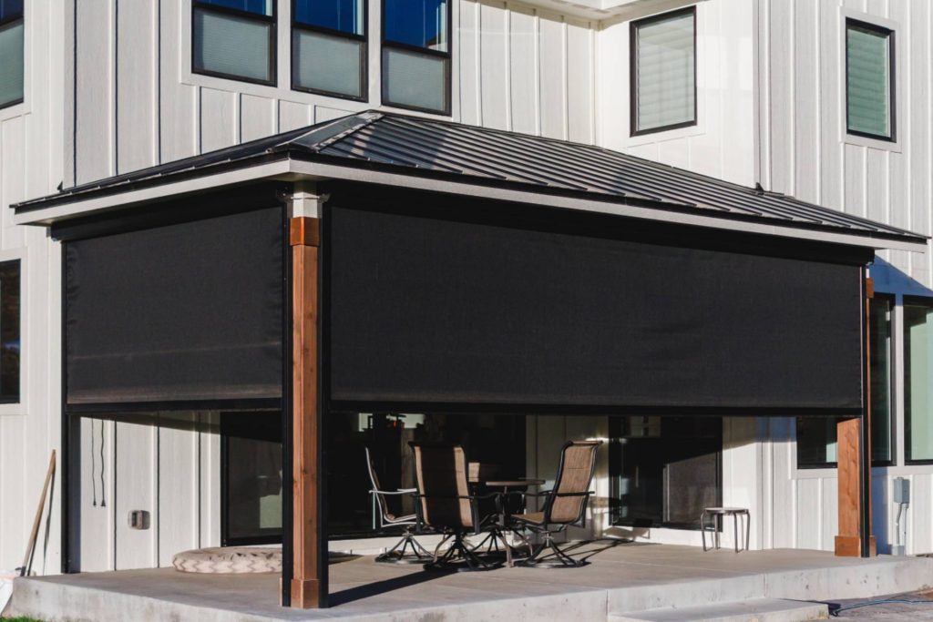 patio shades installation in Yakima