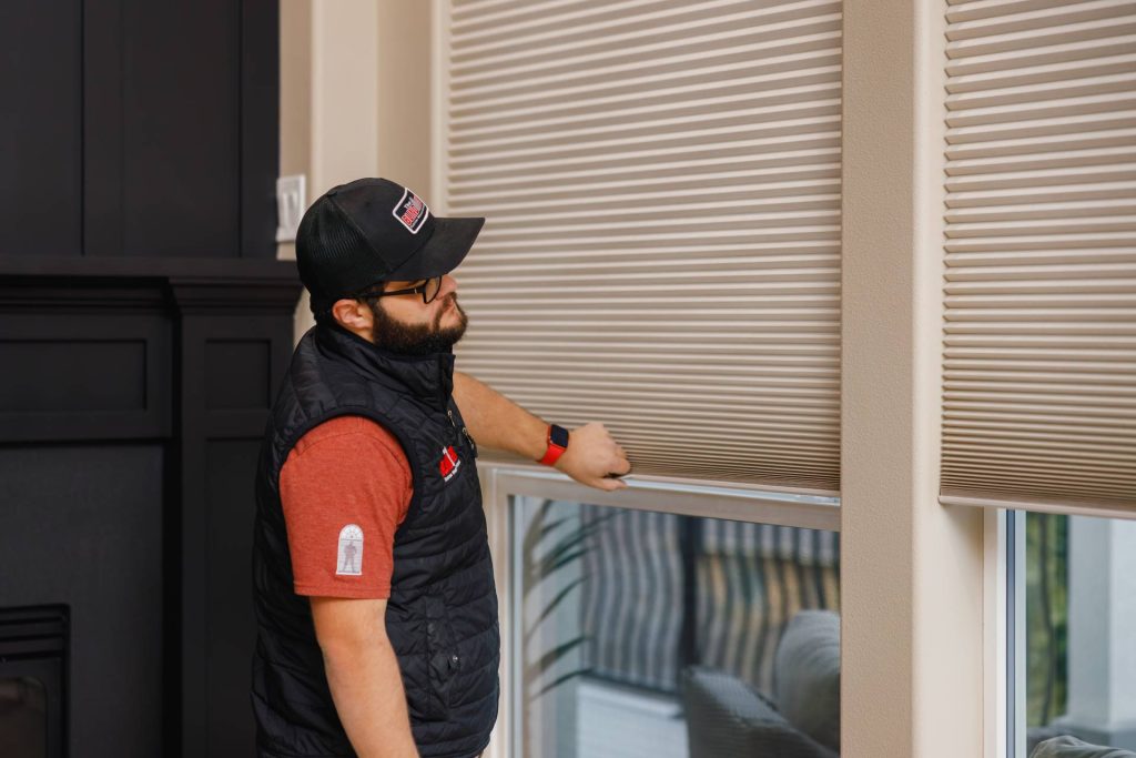 professional custom blind installation in Tri-Cities, WA