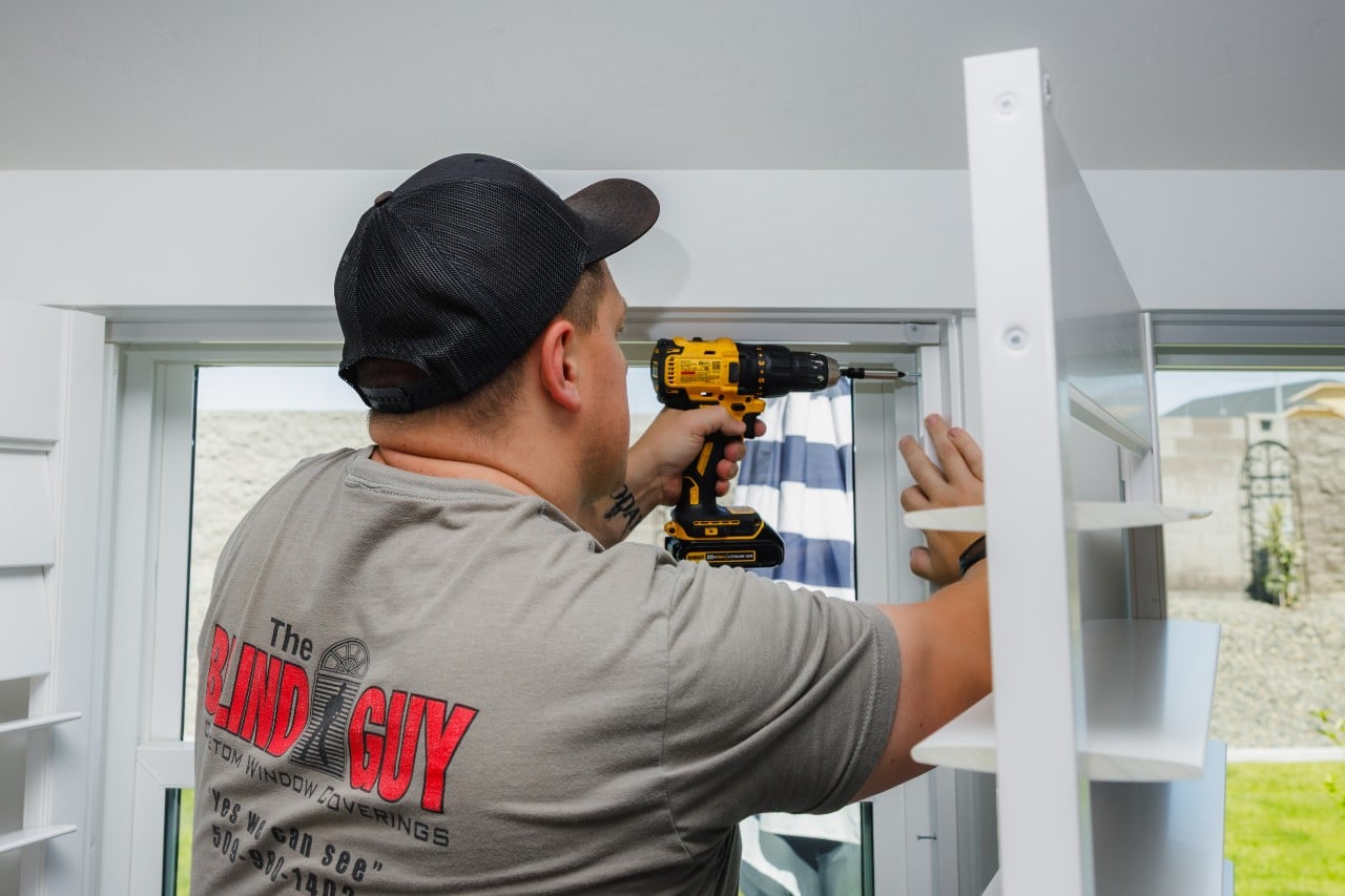 professional window treatment installation